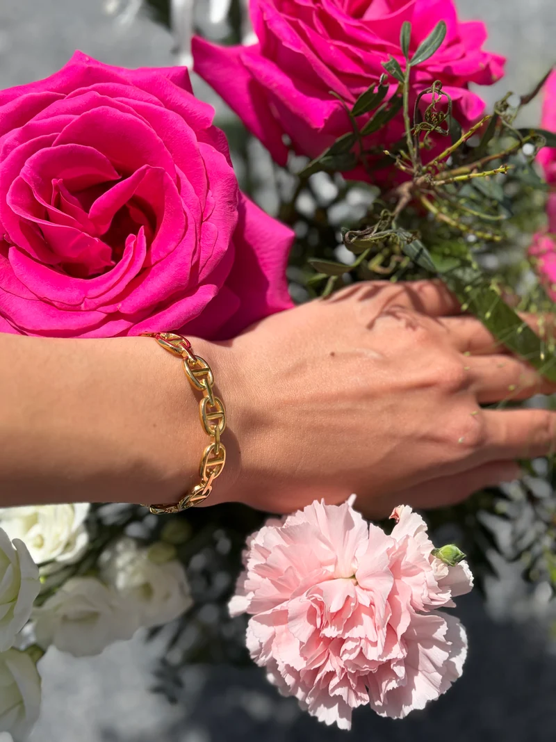 Bracelet jonc marine