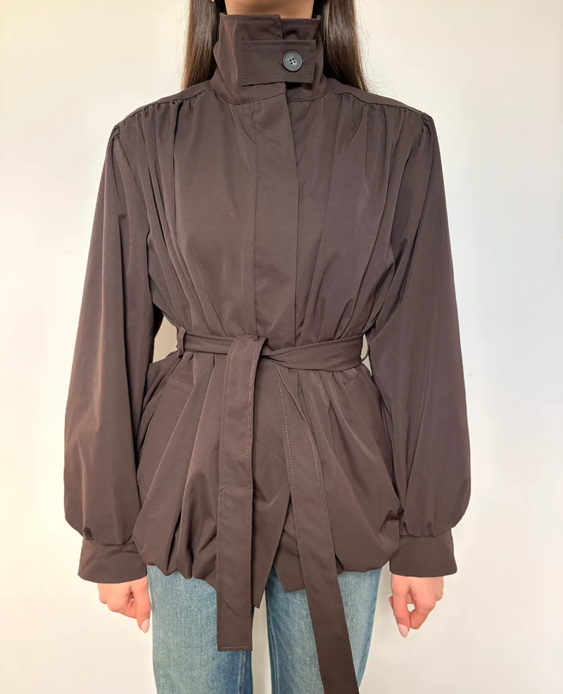 Veste ceinturée